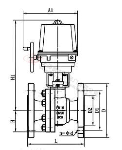 電動法蘭球閥(防爆型)