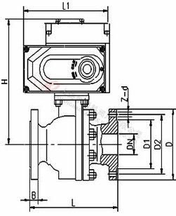 電動法蘭球閥(標準型)